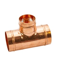 Copper Solder Ring Reduced Branch Tee - 54mm x 54mm x 42mm, MSR20545442