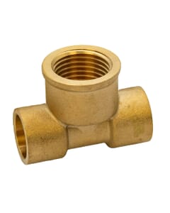 Brass Solder Ring Female Iron Branch Tee – 15mm x 15mm x 1/2" BSP, MSR27151504