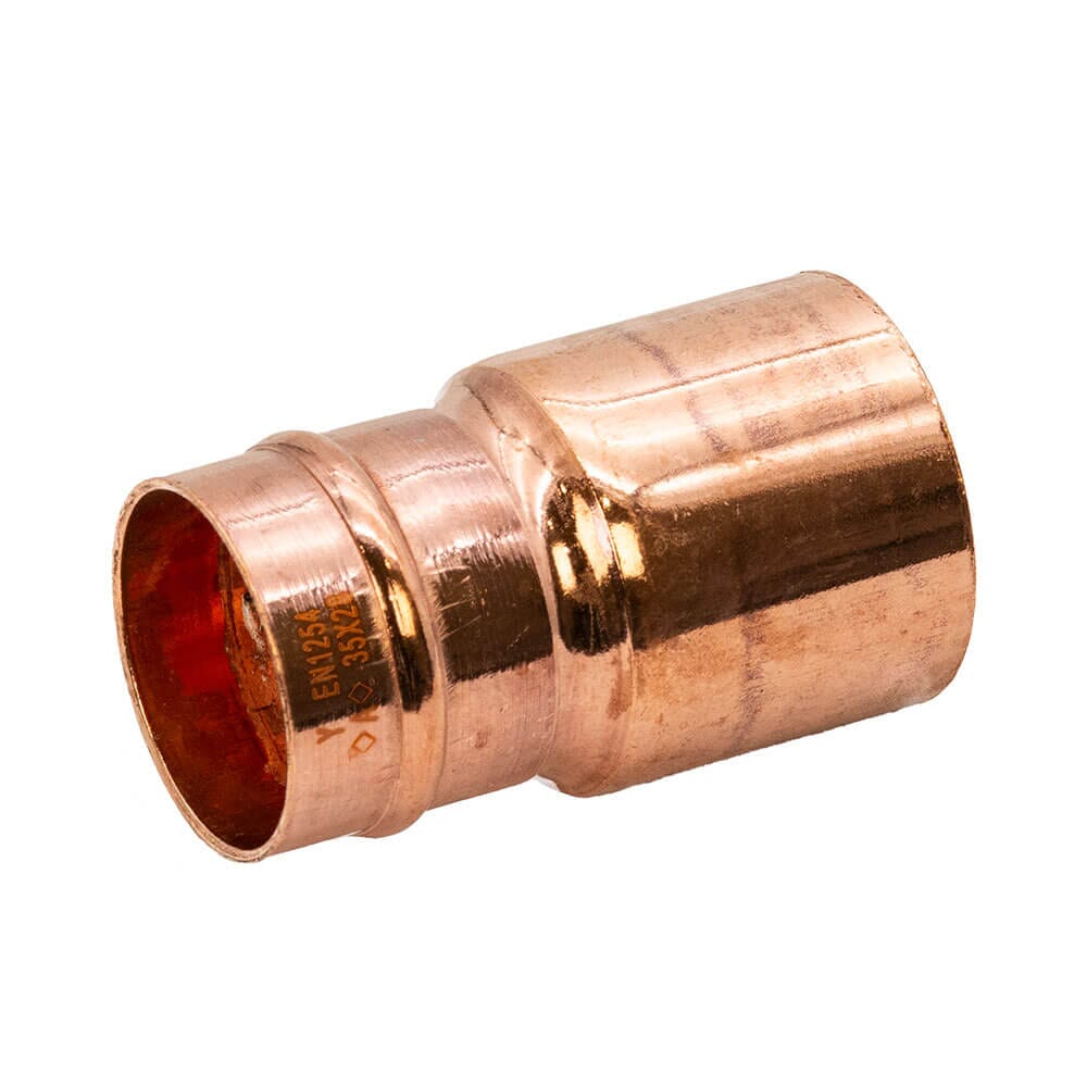 Copper Solder Ring Fitting Reducer - 35mm x 28mm, M/913528