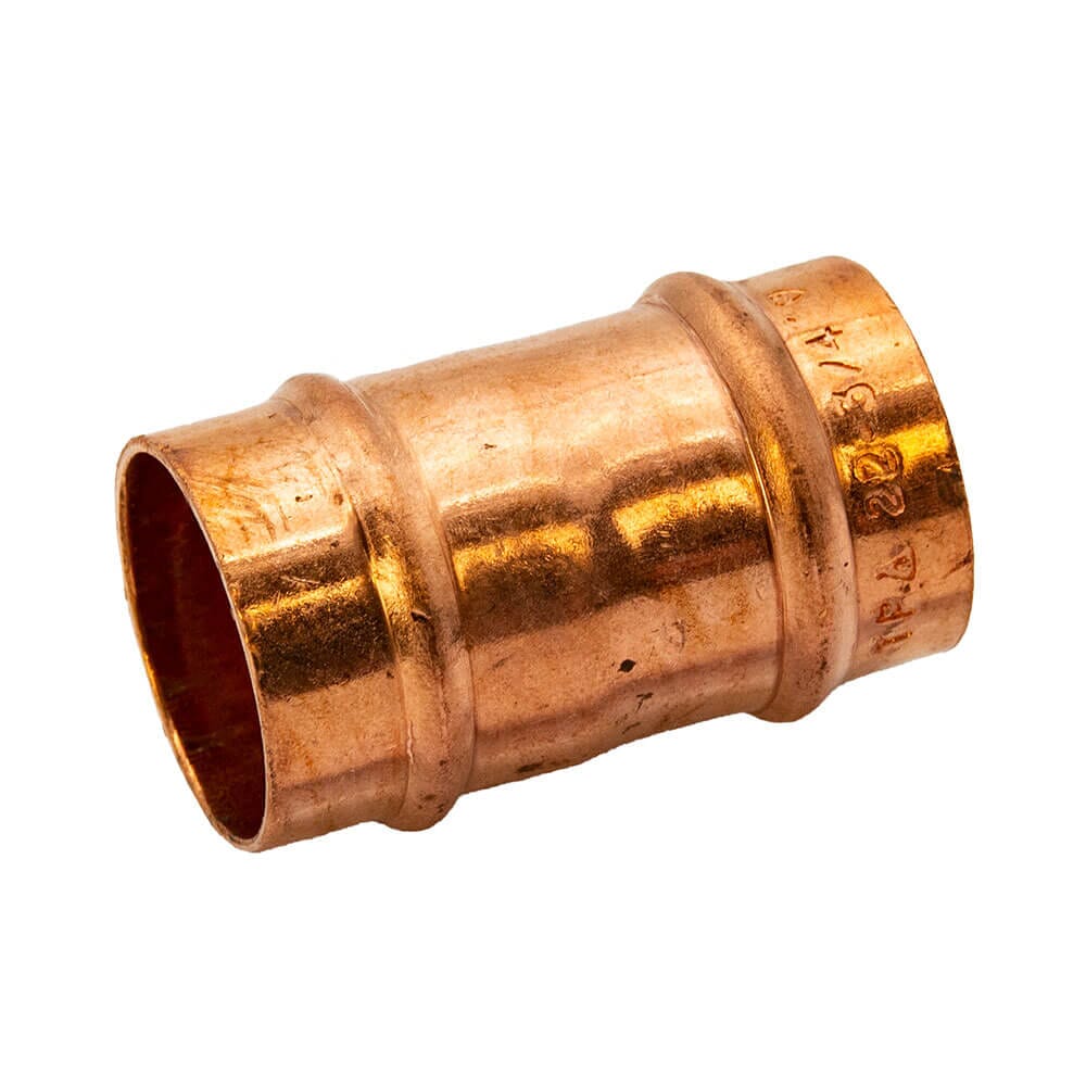 Copper Solder Ring Imperial/Metric Coupler - 3/4" x 22mm, MSR92220600