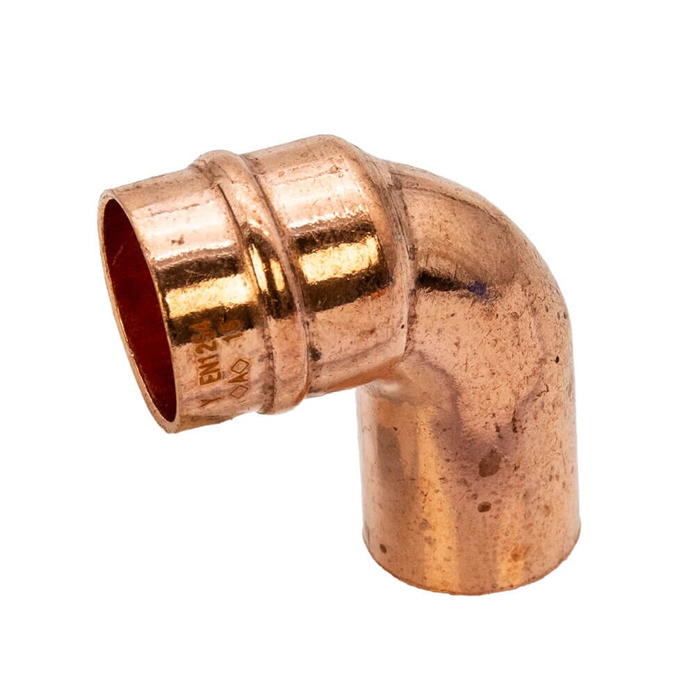 Copper Solder Ring Street Elbow - 15mm, MSR94150000
