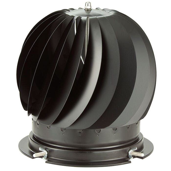 MAD Spinner Chimney Cowl - Black