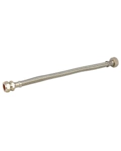 Flexible Tap Connector - 1/2" x 15mm x 300mm, MFLEXTC150430E