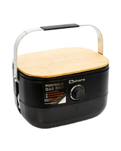 Sahara Mini Gas Portable BBQ - Black, MINIBBQ-BK