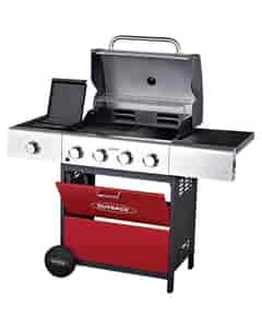 Outback Meteor Red 4 Burner Gas BBQ 370698