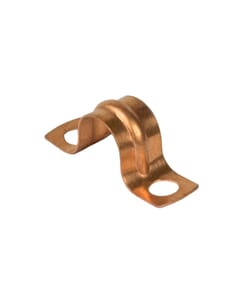 Copper Saddle Pipe Clip - 5/16"