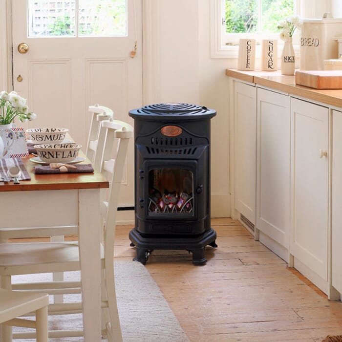 Calor Gas 3kW Provence Deluxe Portable Gas Heater (Dark Blue