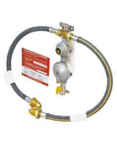 Cavagna Two Stage LPG Manual Changeover Gas Regulator Kit - UK POL, RE701