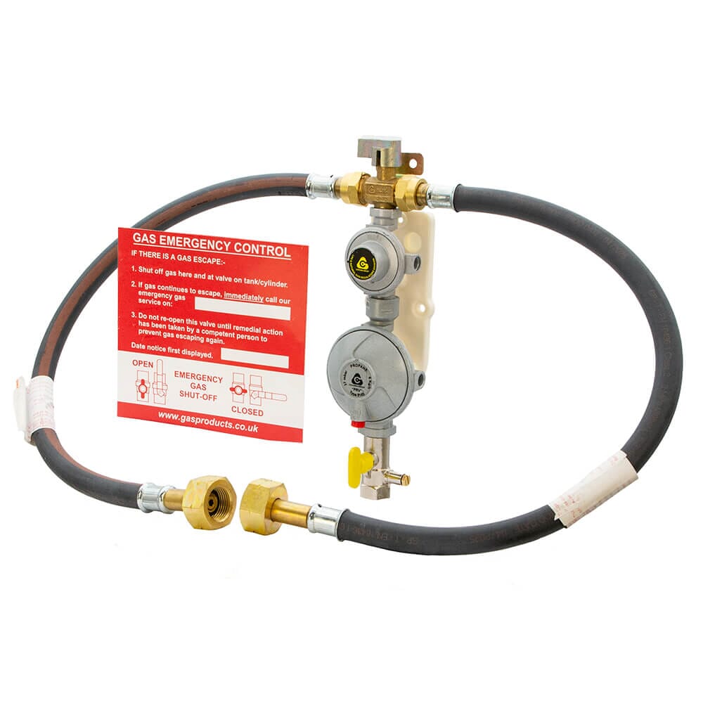 Cavagna Two-Stage LPG Manual Changeover Regulator Kit – Irish, HA701E