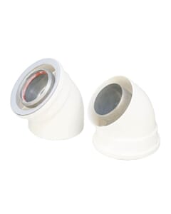 Rinnai 11i/17i/HD55i 45 Degree Flue Elbow M/F, AWF50-02, REU112