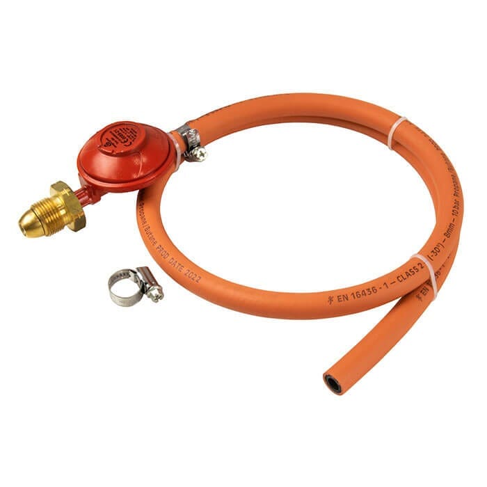 Cavagna 37mbar Propane Gas Regulator & Hose Kit - 2 M, RK/P/004