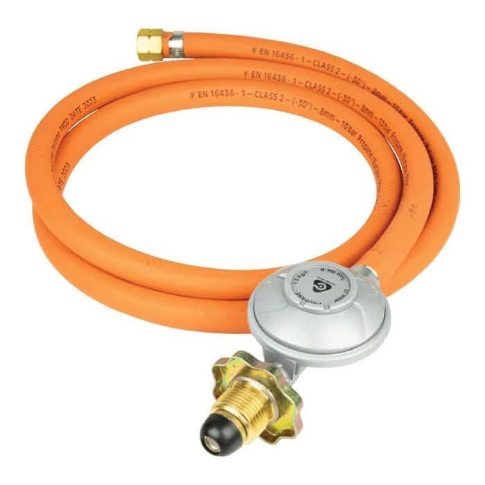 Reca 37mbar Hand-Wheel Propane Regulator & 1.5M BBQ Hose Kit