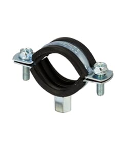 Rubber Lined Steel Zinc Plated Clip - 32 to 36mm
