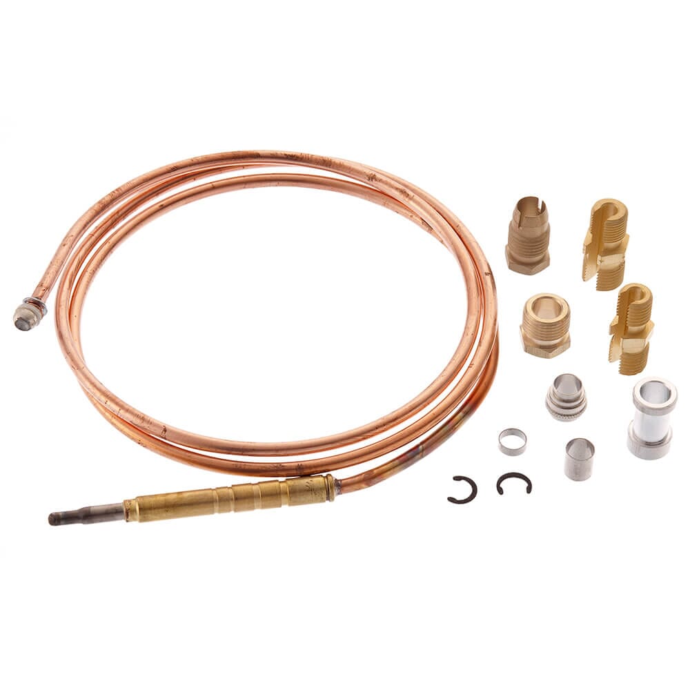 SIT T60 Super Universal Gas Thermocouple - 900mm, SIT60, 900mm SIT T60 universal gas thermocouple with multi-connector kit for Honeywell, SIT, Junkers, ITT & Robertshaw gas valves.