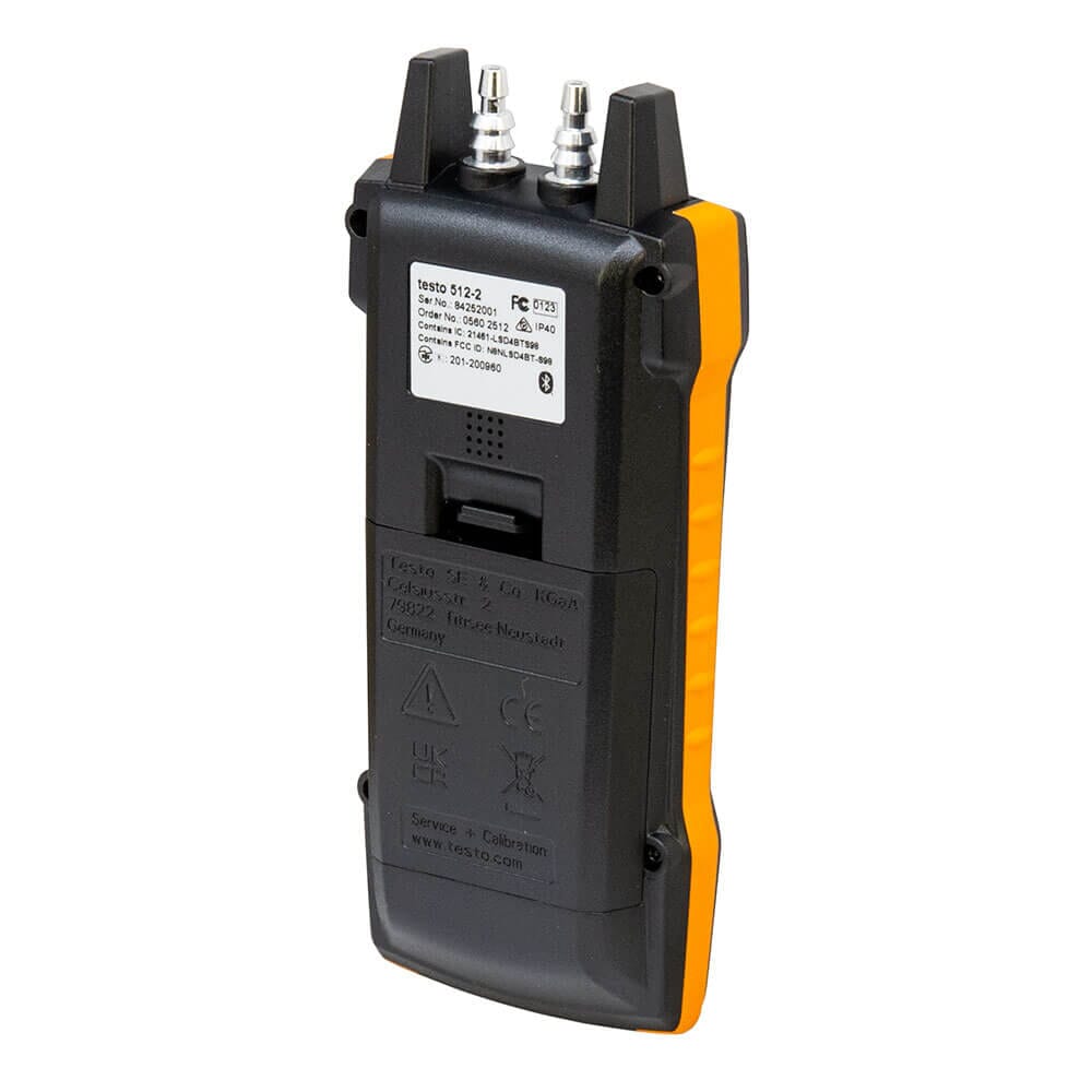 Digital Manometer Air Pressure Gauge - Dual Input, High Accuracy, 12 Units, Data Hold & Save Function