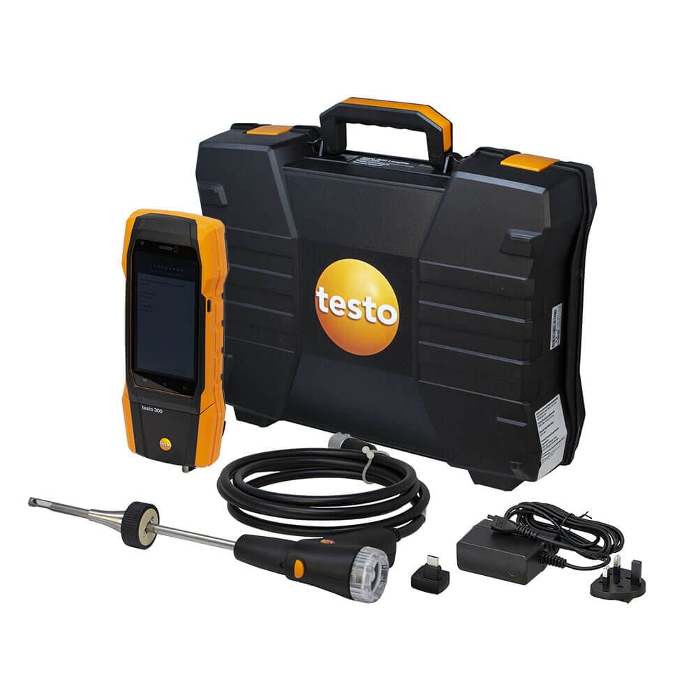 Testo 300 LL Flue Gas Analyser Longlife Standard Kit, 0564 3004 82