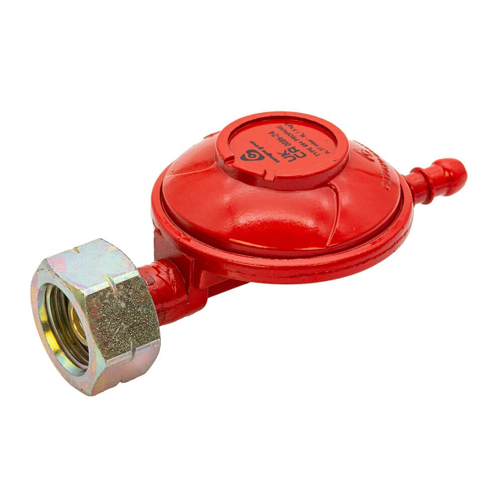 Cavagna 37mbar Propane Gas Regulator - Irish F-Valve Screw-On, HA9662