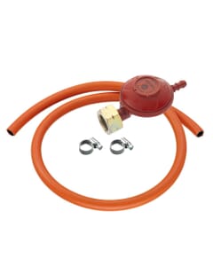 Calor 37mbar Propane Screw-On Regulator Kit – 1m Hose & Clips (ROI), TB1010KIT1