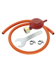 Calor 37mbar Propane Screw-On Regulator Kit – 1m Hose, Clips & Spanner (ROI), TB1010KIT3