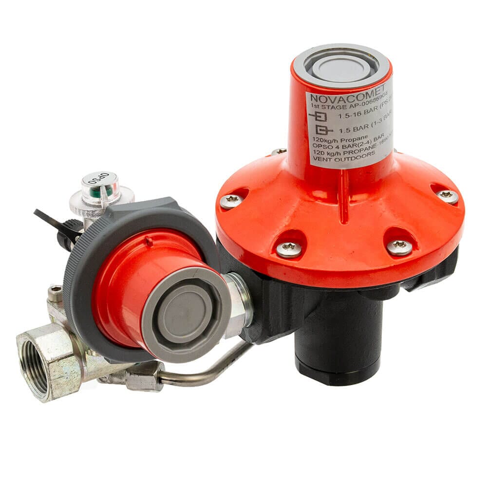 Clesse APS2000 1st Stage Ajustable OPSO Fixed 1 bar (1-3bar) Gas Regulator with Schrader TP, UU006869GE/3 