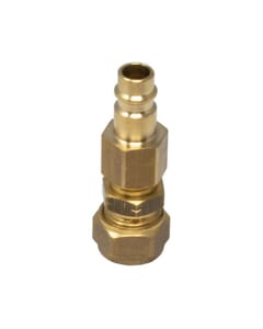 Quicksafe 10mm Compression x Snap Plug Connector, UU10MMXP