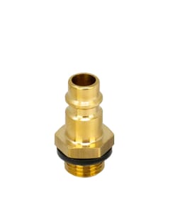 Quicksafe Gas System Snap Plug Connection - 1/4" BSP Male, UU1/4MXP-SNAP