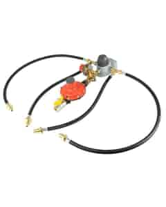 Clesse Commercial 20kg/hr Auto Changeover 4 Pack OPSO Gas Regulator Kit POL, UU8175C20/4CYL