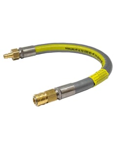 400mm Quicksafe Stainless Steel Gas Line, UU400MM-13MM