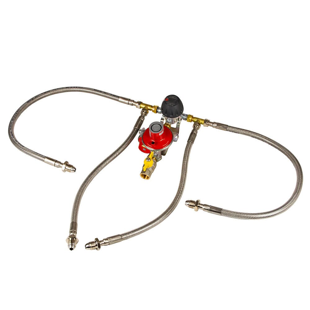 Clesse 12kg/hr 4 Pack Auto Changeover Regulator Kit with OPSO - UK POL, UU8175C12/4CYL