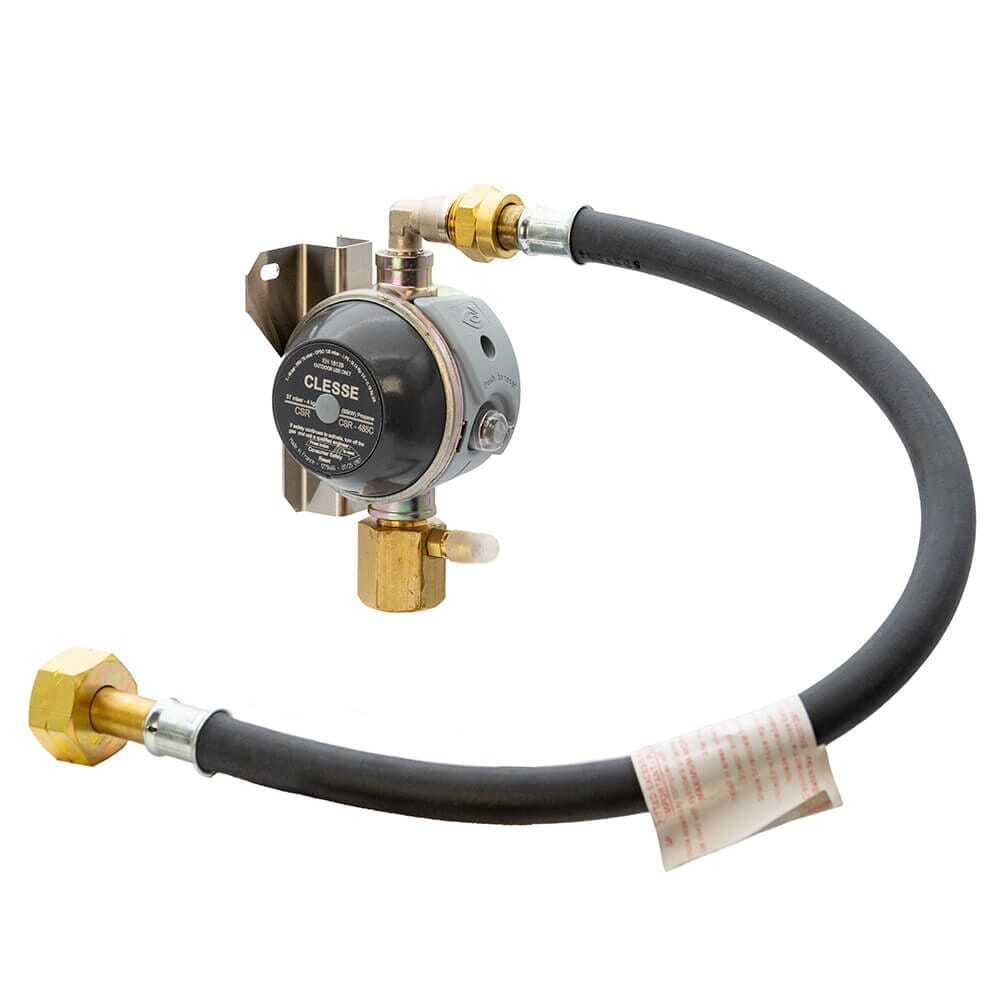 Clesse CSR485 OPSO LPG Single Cylinder Gas Regulator Kit - Irish F-Valve, UUCSR485SCKE