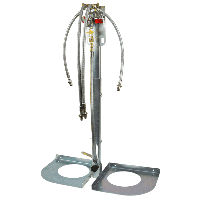 Quicksafe 4-Cylinder Multi-Supply Mobile Catering Gas Rig - Up to 104kW