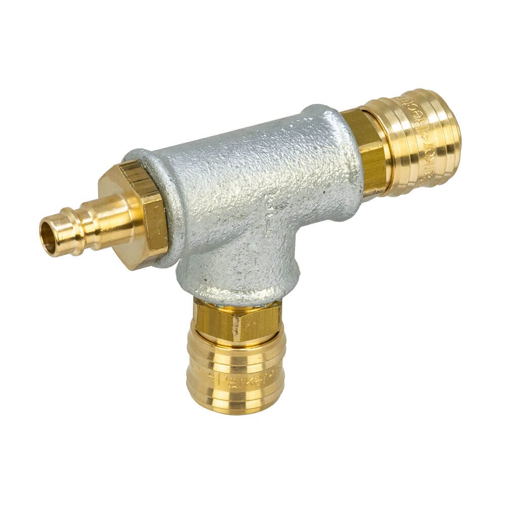 Quicksafe Quick Connection Coupling Tee