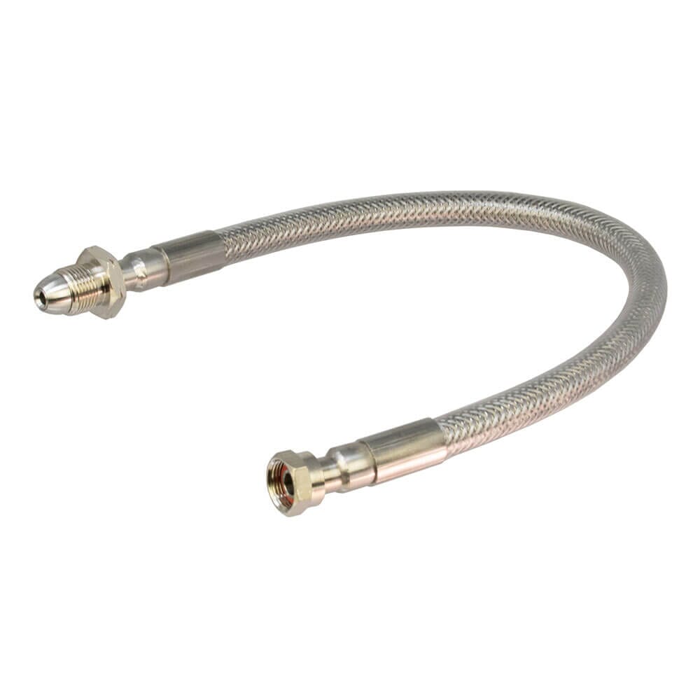 Clessinox 500mm Stainless Steel Propane Gas Pigtail - NR POL x W20, UUSSPT500MMNRV