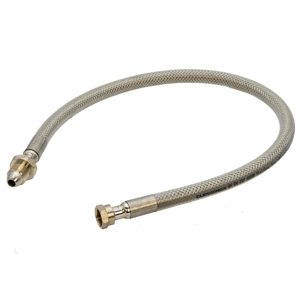 Clessinox 750mm Stainless Steel Propane Gas Pigtail - ST POL x W20, UUSP750MMST