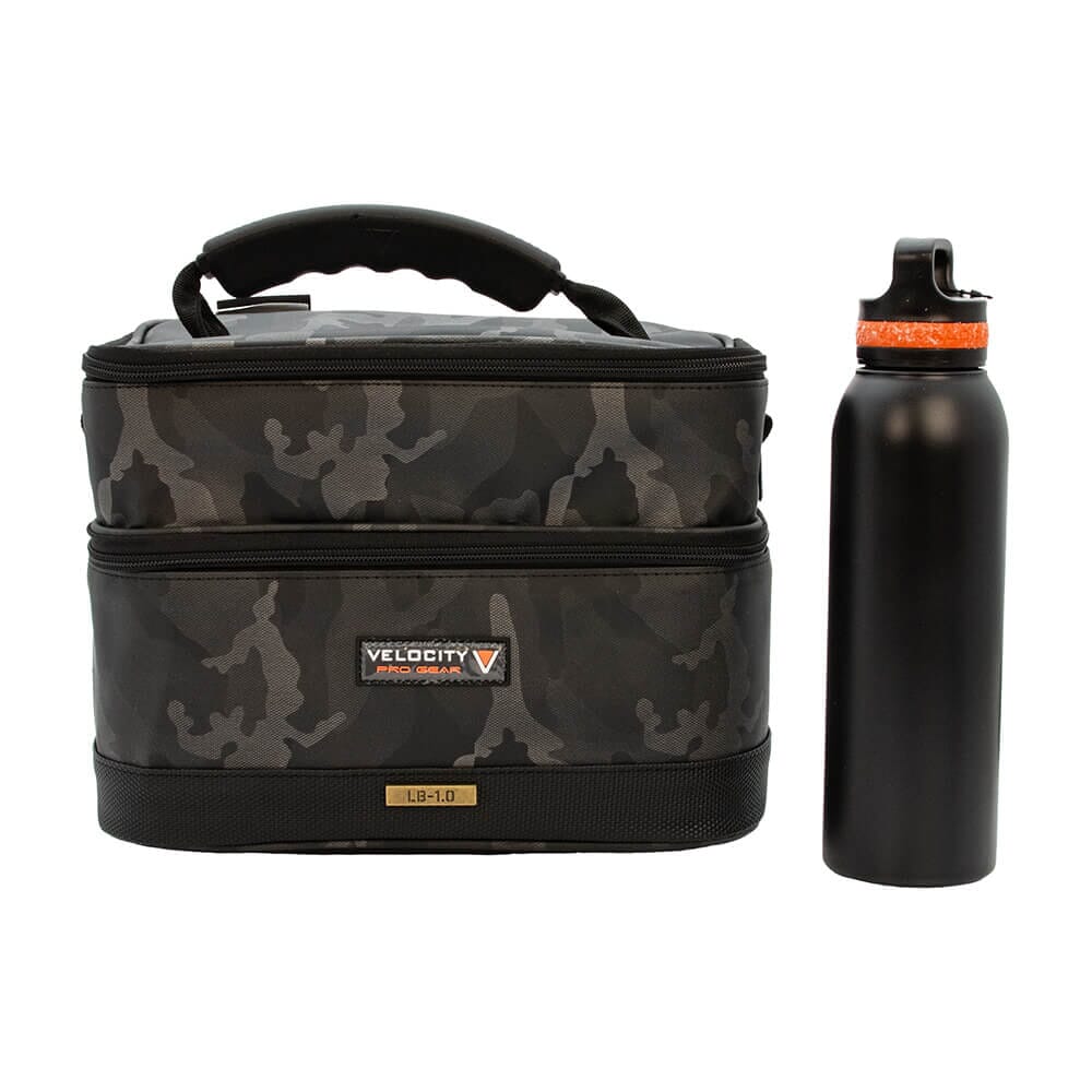 Velocity Two-Tier Thermos Lunch Bag – Camo 900D, VR-2512