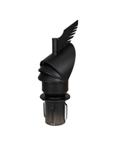 Dragon Chimney Cowl Black - 125mm, WN-RO150/125CH