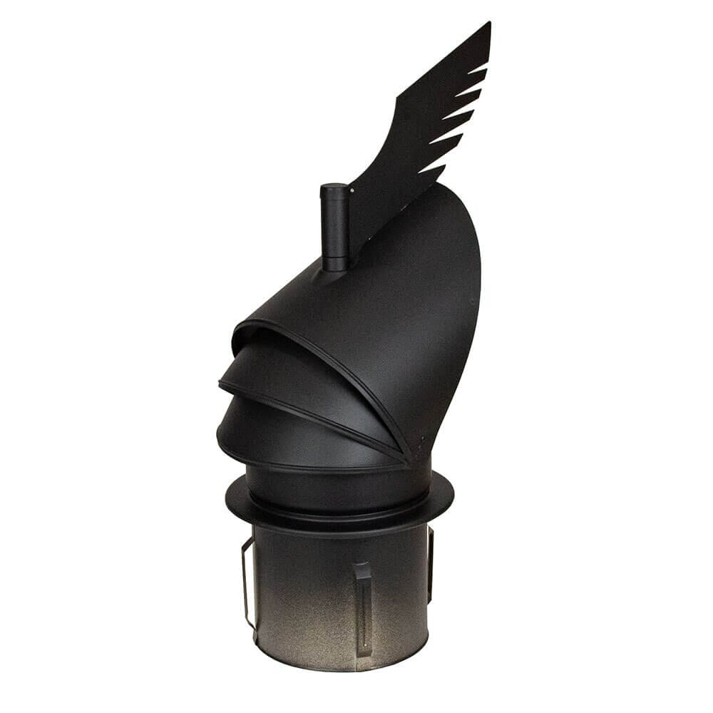 Dragon Chimney Cowl Black - 200mm, RO200CH