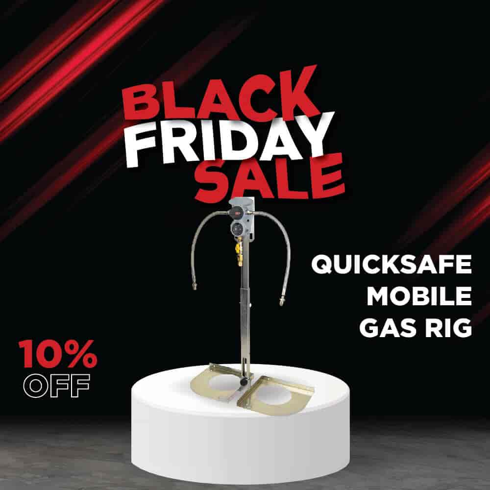 Savings Across The Quicksafe Mobile Gas Catering Rig and Fittings 