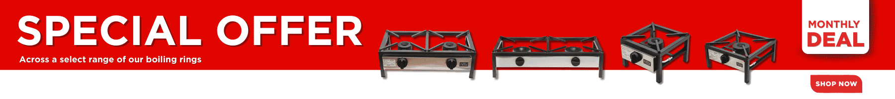 Banner showing the monthly deals for February