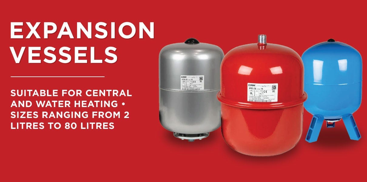 Expansion Vessels and Accessories for Water and Central Heating Applications