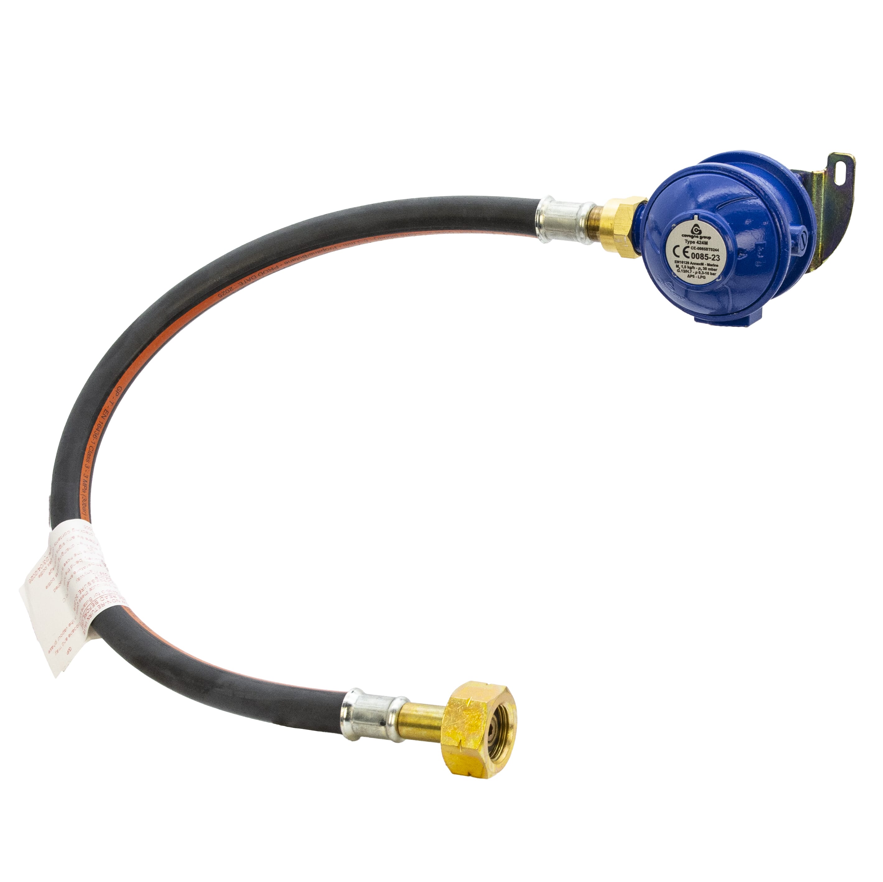Cavagna 30mbar Marine LPG Bulkhead Gas Regulator Kit
