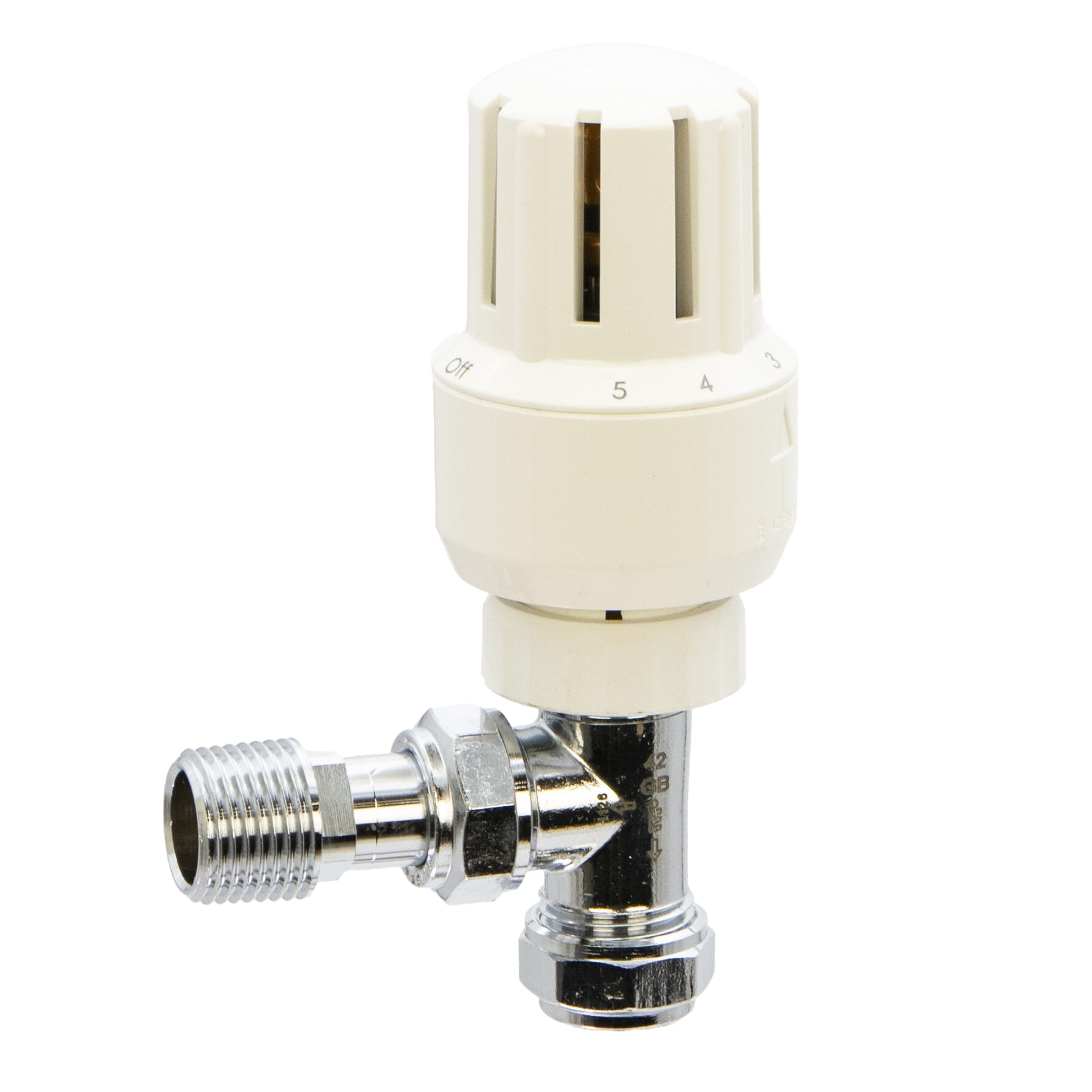 Pegler Mistral II Thermostatic Radiator Valve Angled - 15mm