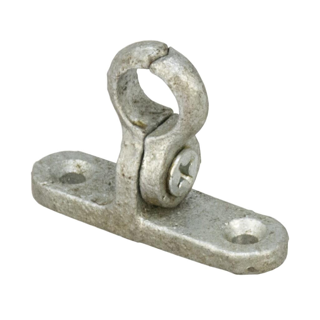 Galvanised School Board Pipe Clip - 1/4"