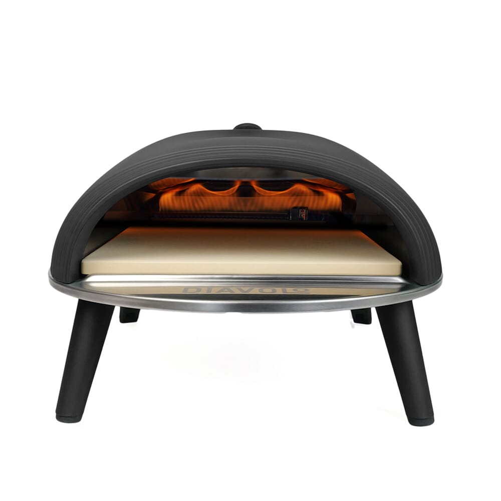 DiaVolo Gas Fired Pizza Oven - Black