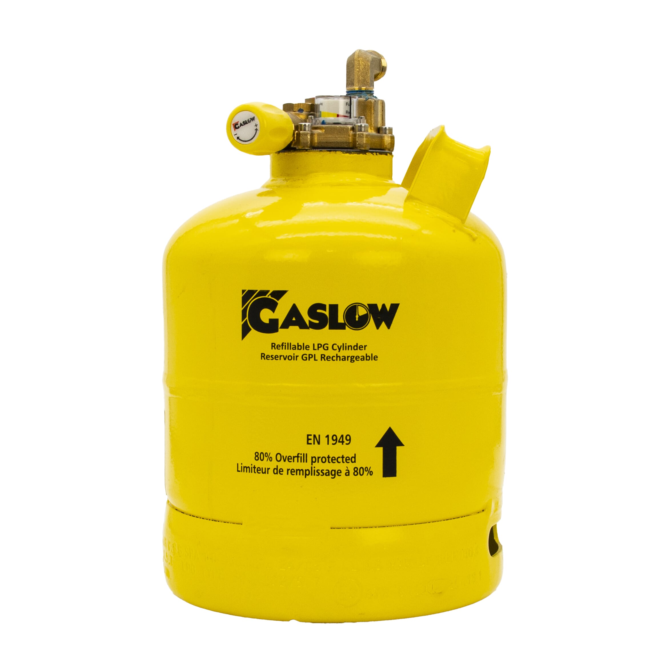 Gaslow R67 2.7kg Refillable Cylinder 1 with Level Gauge