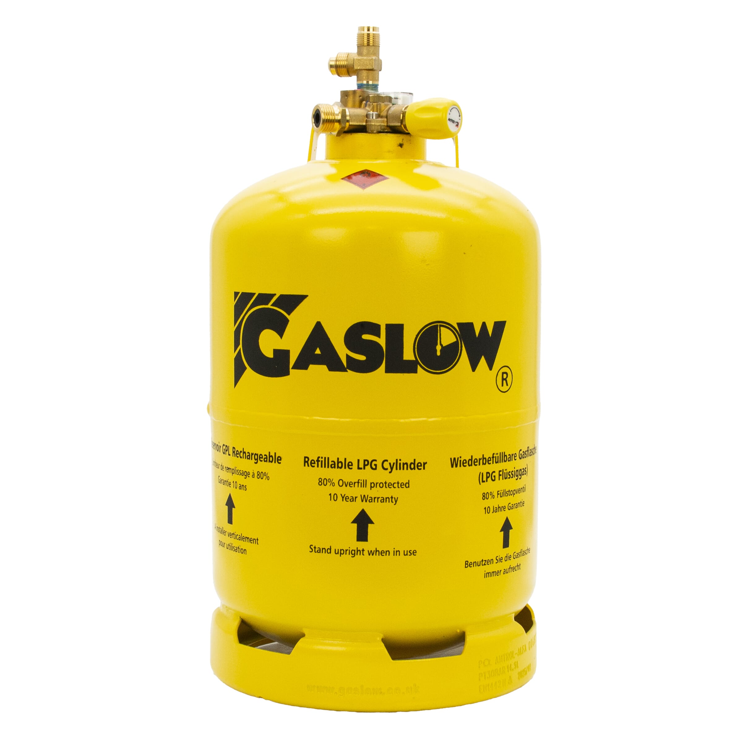 Gaslow R67 6kg Refillable Cylinder 2 with Level Gauge