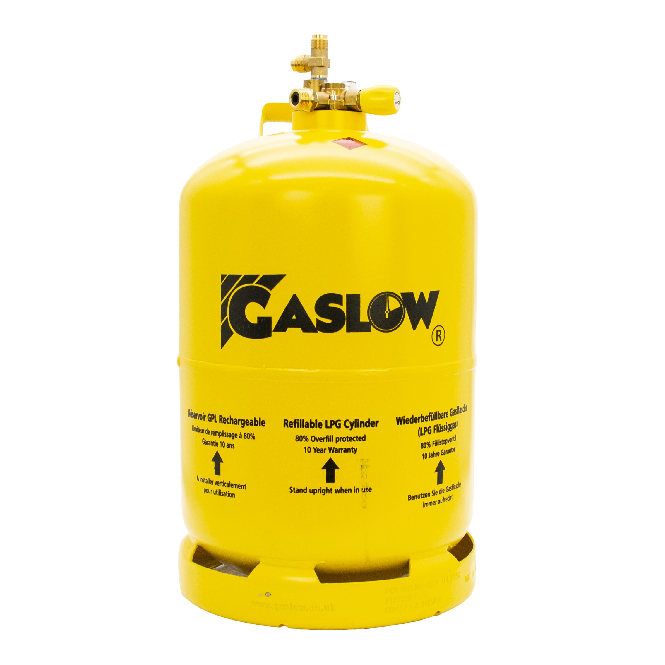 Gaslow R67 11kg Refillable Cylinder 2 with Level Gauge