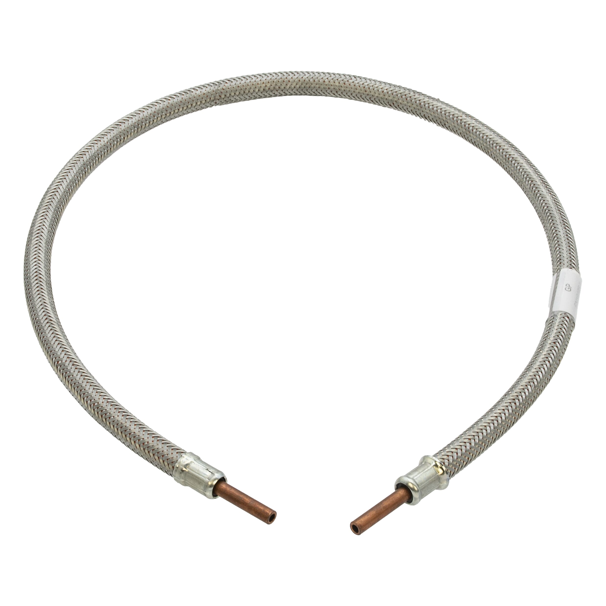 LPG High Pressure Galv. Braided Gas Hose - 8mm Copper Standpipe x 1M