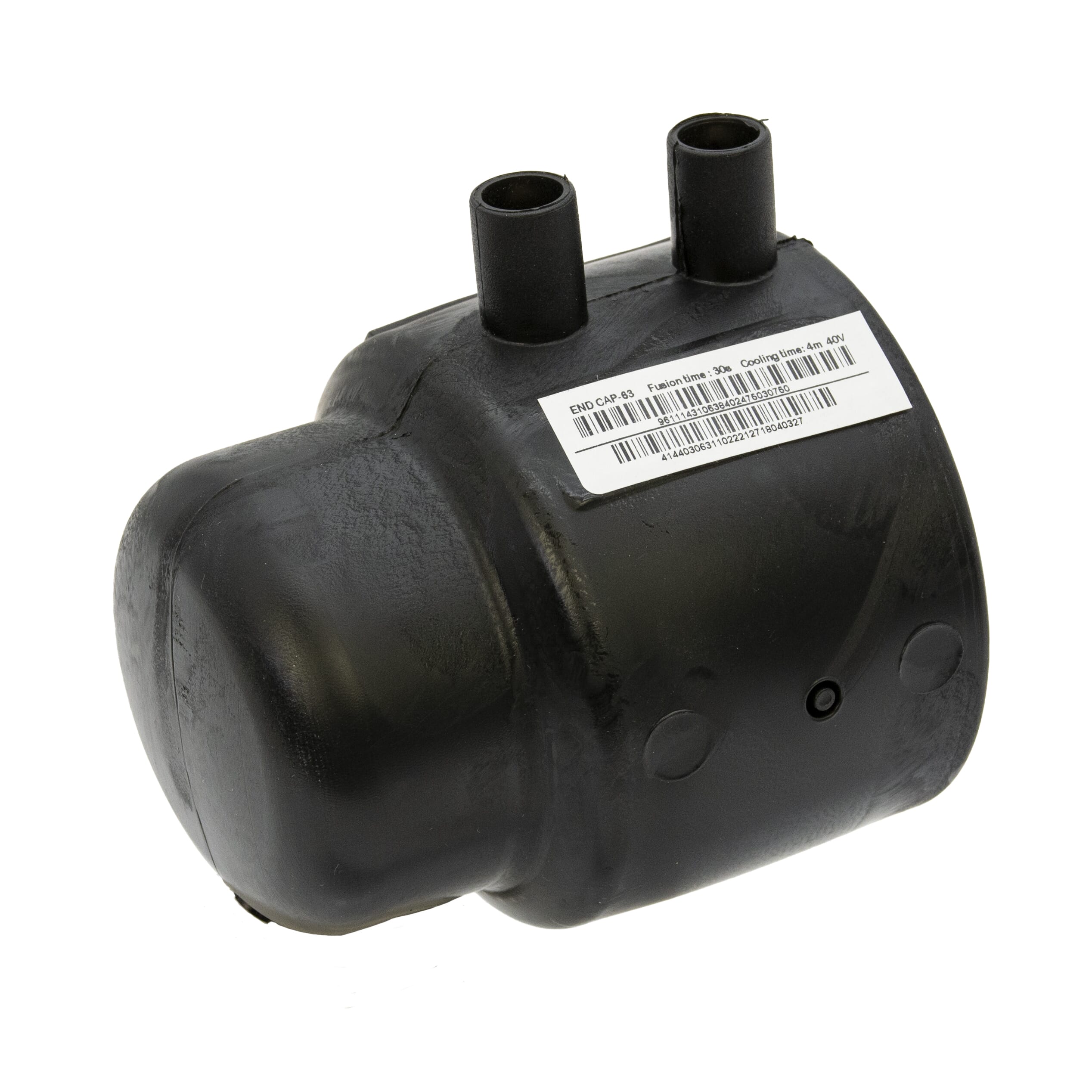 Universal 63mm Black MDPE Electrofusion End Cap
