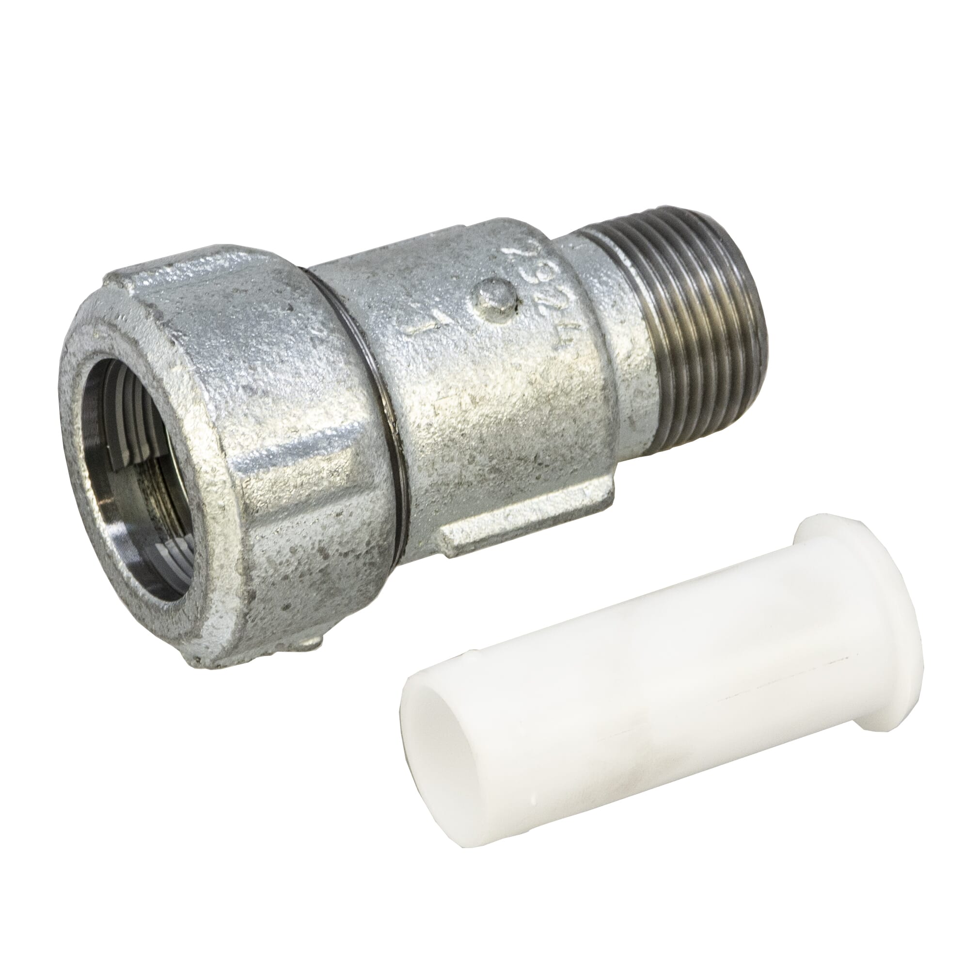 Primofit® Galvanised Gas Adaptor 1" BSPM x 32mm MDPE